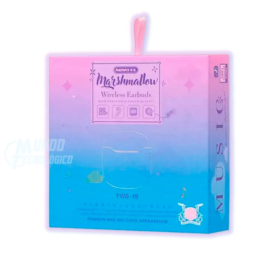 Auricular Remax TWS-19 Marshmallow Series