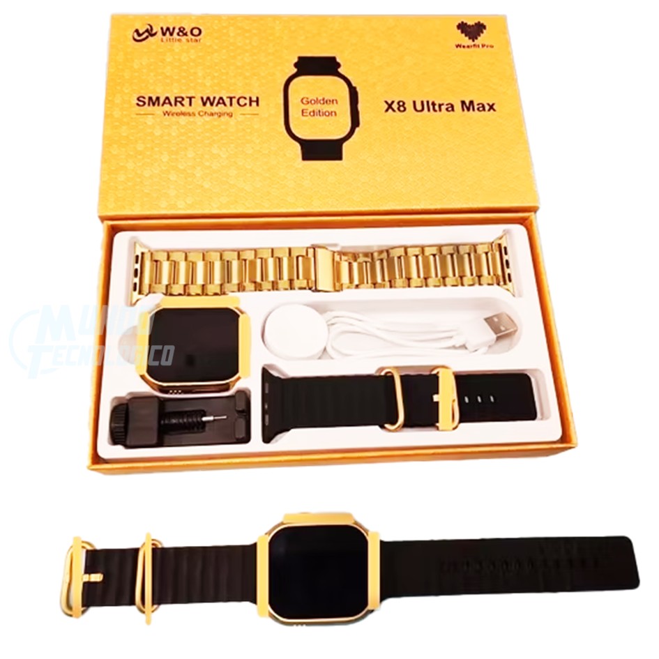 Smartwatch W&O X8 Ultra Max Golden Edition