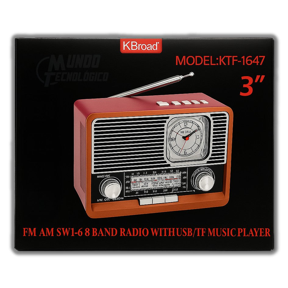 Radio KBroad KTF-1647 3"