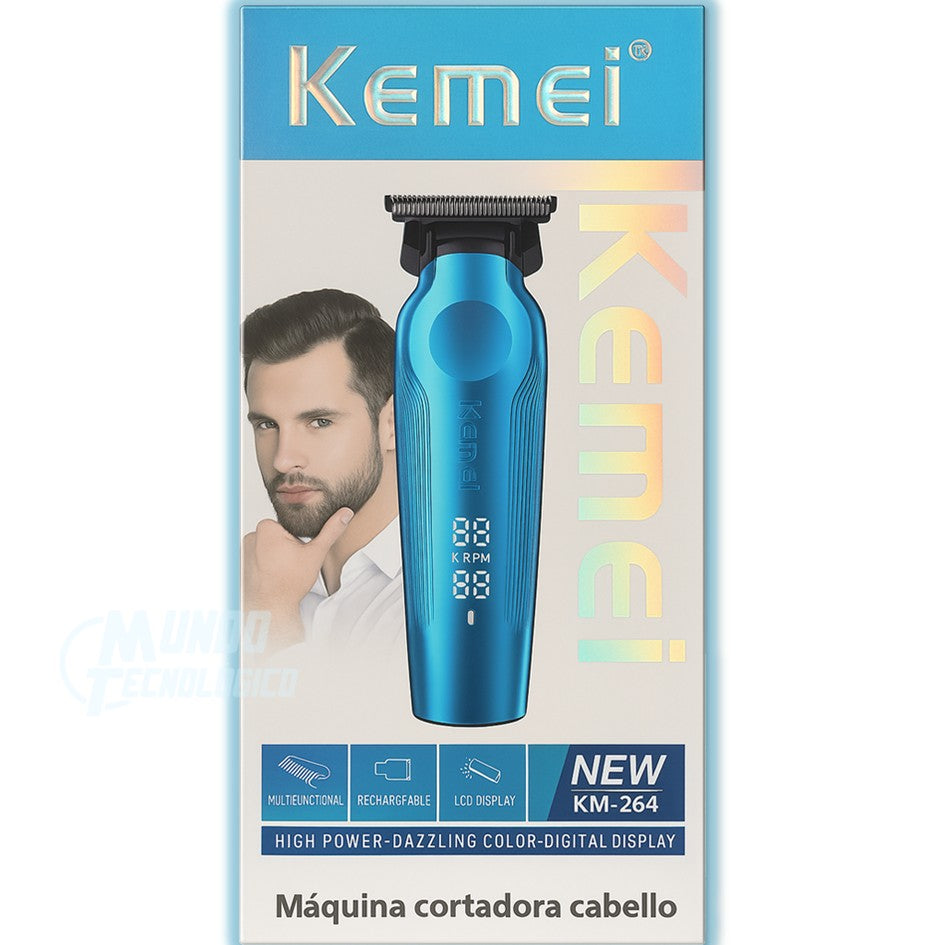 Maquina Patillera Trimmer Recargable Kemei kM-264