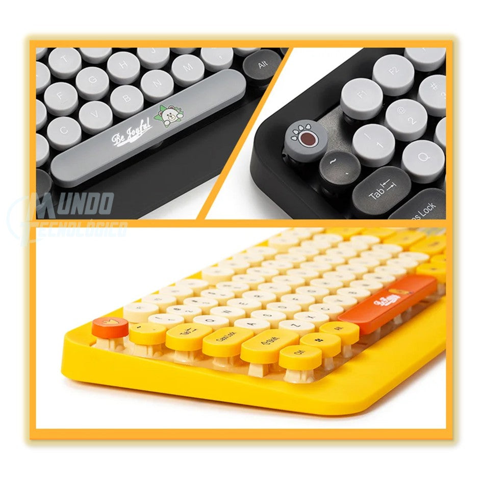 Teclado Retro Pato PSFY K68