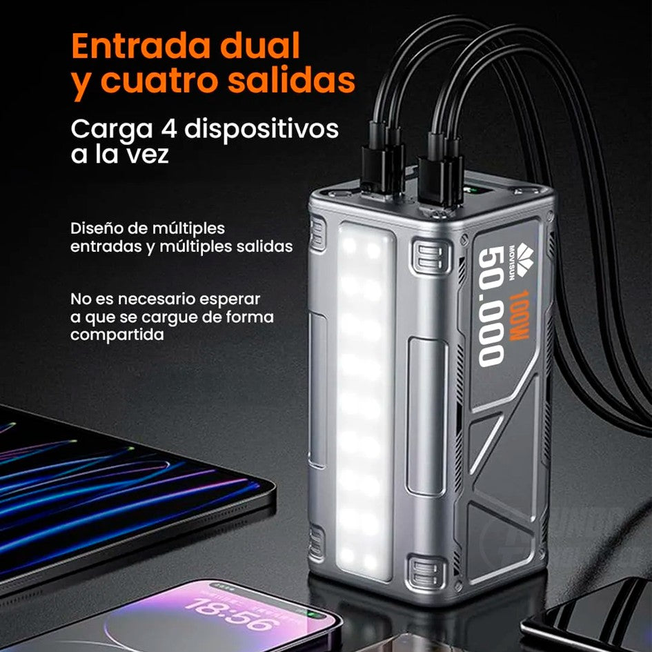 Powerbank Movisun Rocket P55 50.000 Mah