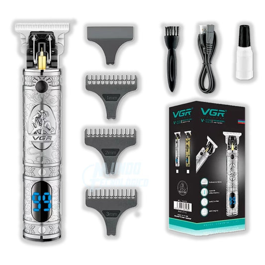 Maquina Corta Pelo Trimmer Vgr V-228 Patillera Recargable