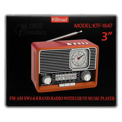 Radio KBroad KTF-1647 3"
