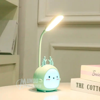 Lámpara LED 3 en 1 Kawaii – Luz Nocturna + Escritorio + Ambiente